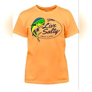 NWT Salt Life Unisex Salty Mahi Youth Short Sleeve Tee XL